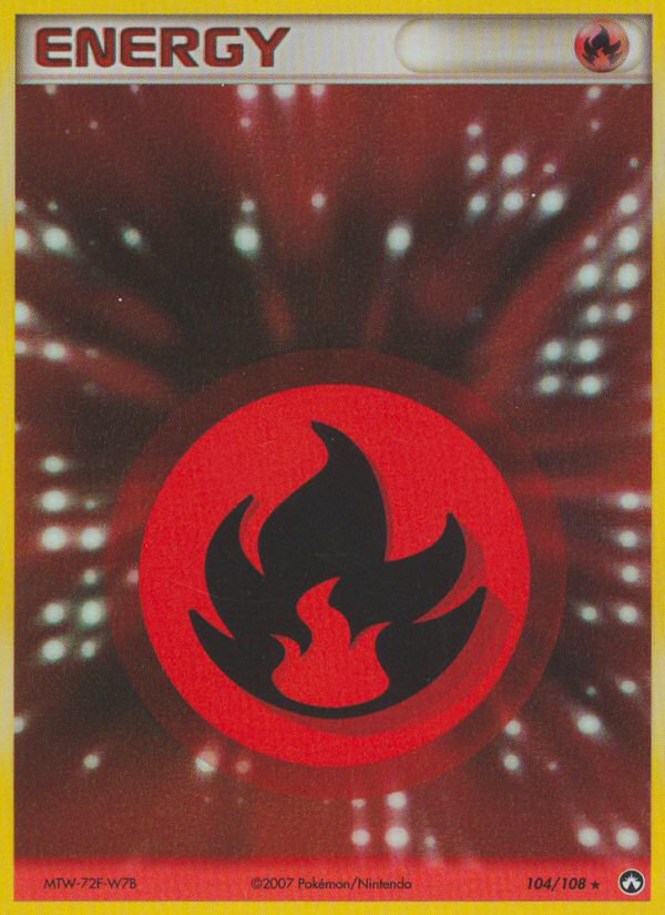 Fire Energy (104/108) - Power Keepers Pokémon Card