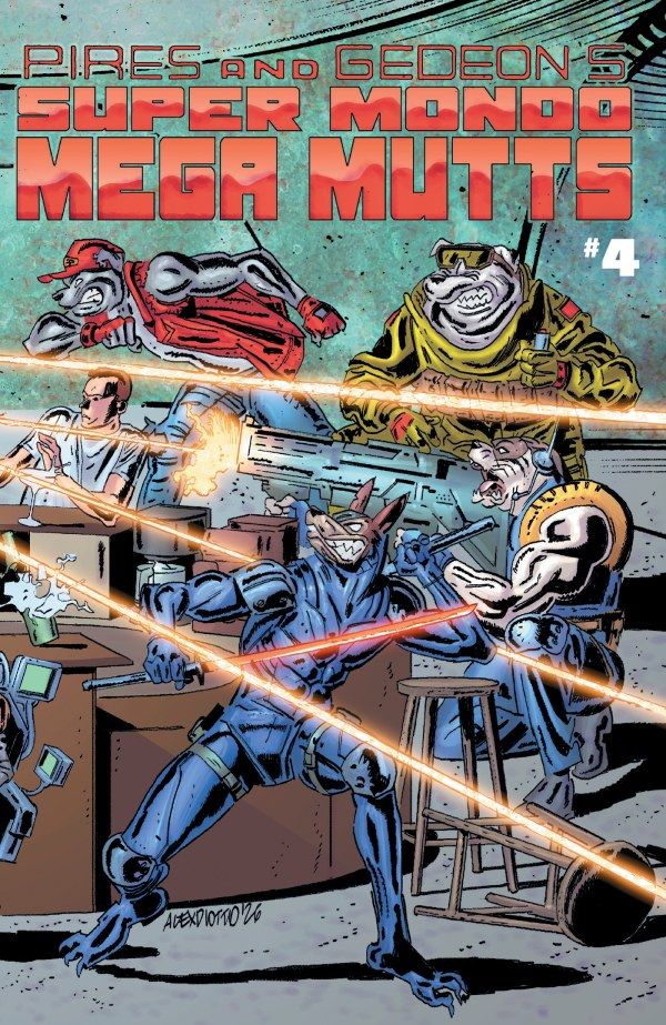 Super Mondo Mega Mutts #4 (Cover B Alex Diotto Variant) Comic