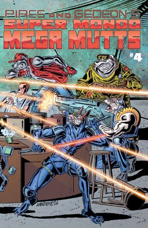 Super Mondo Mega Mutts #4 (Cover B Alex Diotto Variant)