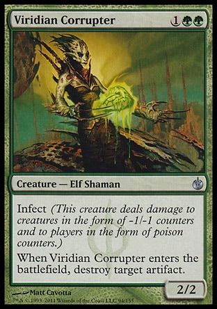 Viridian Corrupter (Mirrodin Besieged) Trading Card