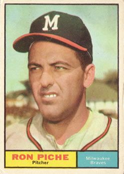 Ron Piche 1961 Topps #61 Sports Card