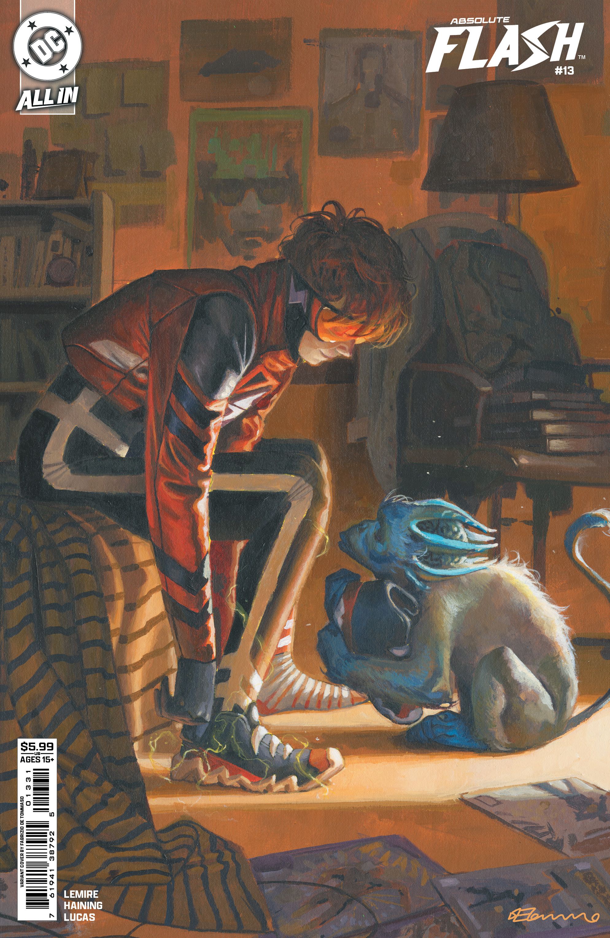 Absolute Flash #13 (Cvr C Fabrizio De Tommaso Card Stock Variant) Comic