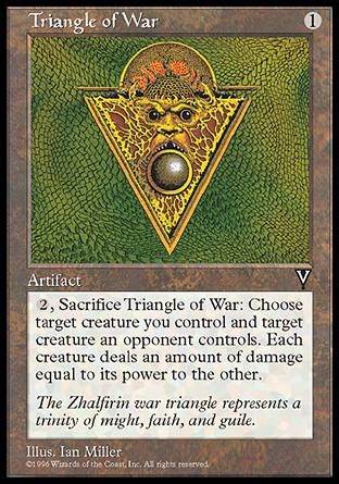 Triangle of War (Visions) Trading Card