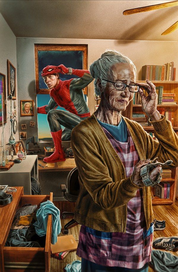 Amazing Spider-Man #35 (1:100 Lee Bermejo Amazing Visions Virgin Variant) Comic