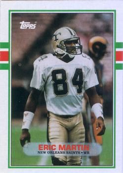 Eric Martin 1989 Topps #164 Sports Card