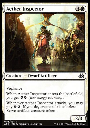 Aether Inspector (Aether Revolt) Trading Card