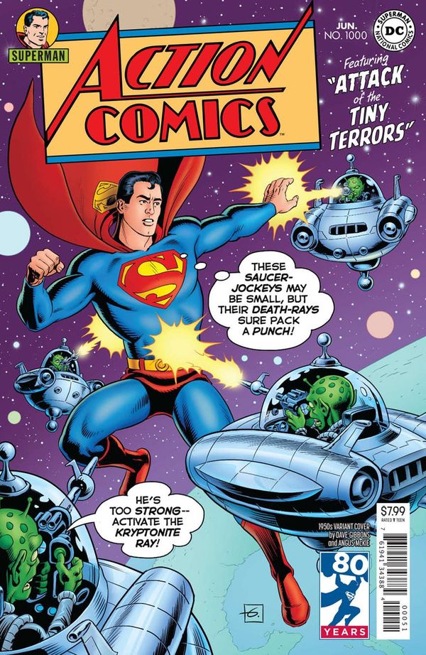 Action Comics #1000 (1950's Variant Cover) Value - GoCollect (action ...