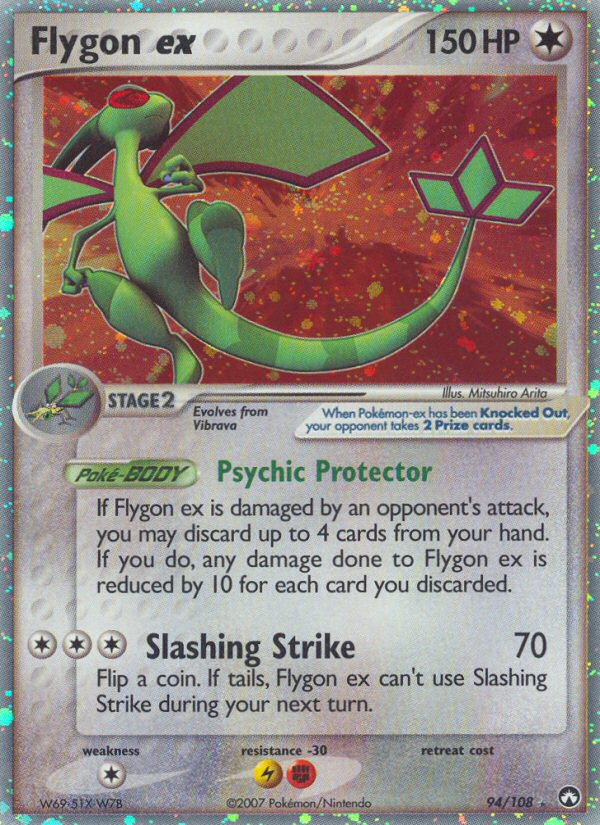 Flygon ex (94/108) - Power Keepers Pokémon Card