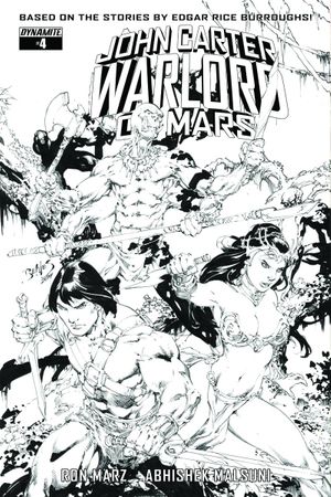 John Carter, Warlord of Mars #4 (20 Copy Benes B&amp;w Cover)