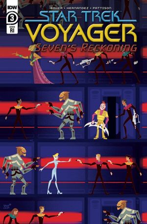 Star Trek Voyager: Seven's Reckoning #3 (10 Copy Veregge Cover Cover)