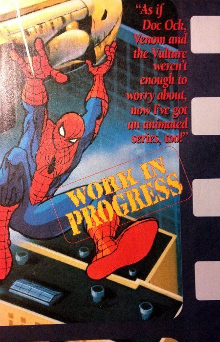 Spider-Man: Work in Progress [Insert] Comic