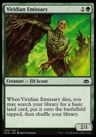 Viridian Emissary (Planechase Anthology decks) Trading Card