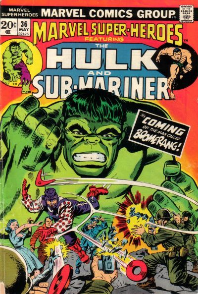 Marvel Super-Heroes #36 Comic