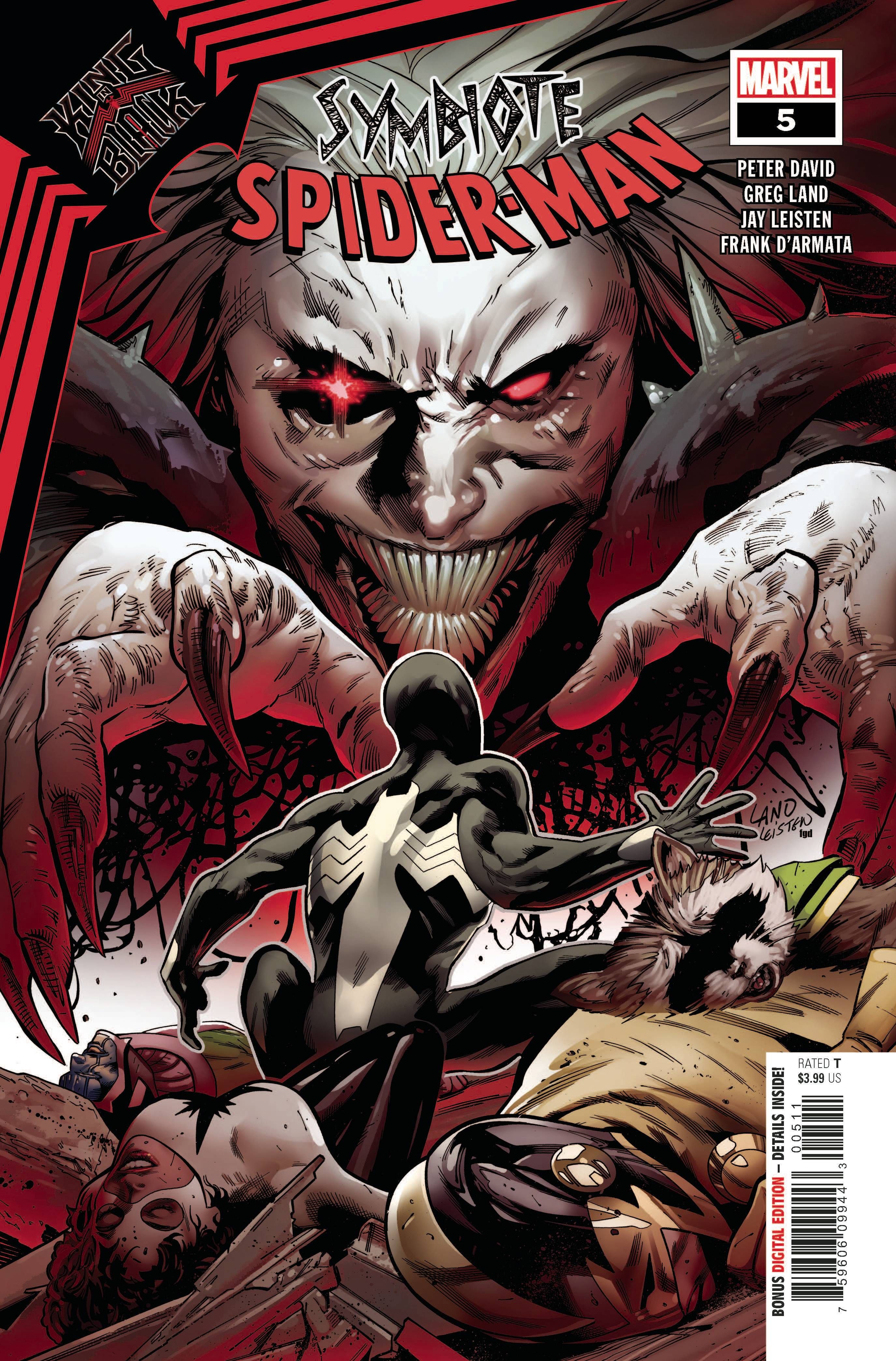 Symbiote Spider-man King In Black #5 Comic