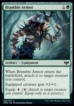 Bramble Armor (Innistrad: Crimson Vow) Trading Card