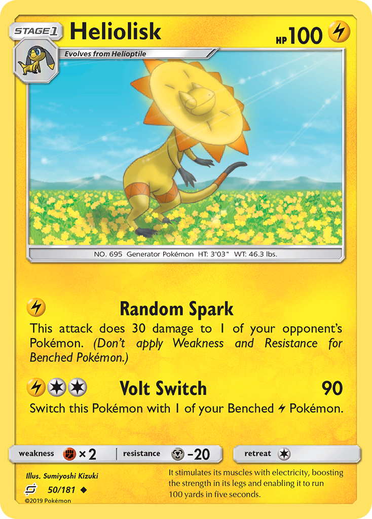 Heliolisk (50/181) - Team Up Pokémon Card