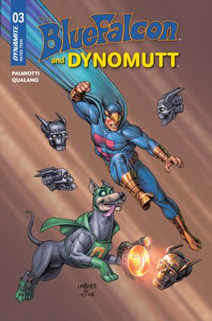Blue Falcon & Dynomutt #3 (Cvr C Joseph Michael Linsner Variant)
