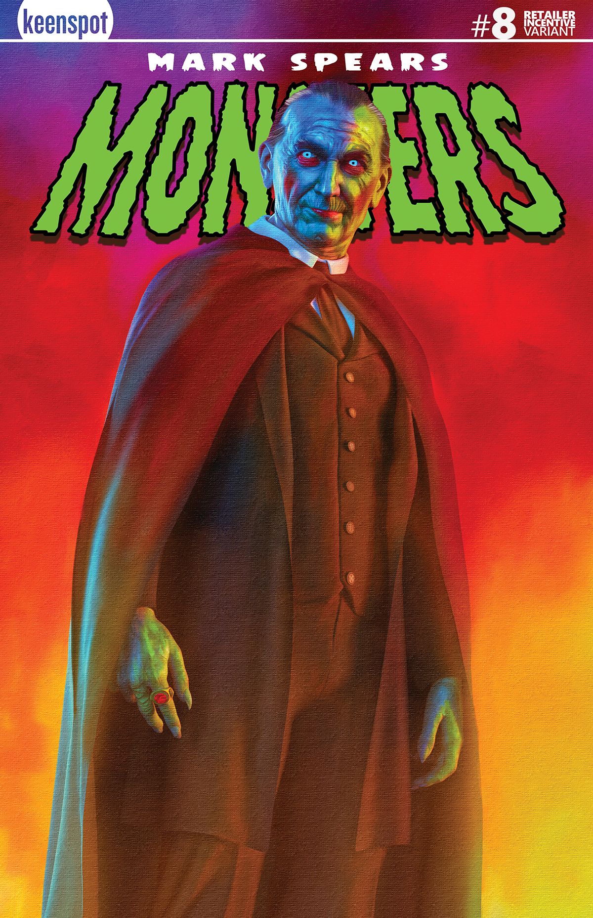 Mark Spears Monsters #8 (Cvr B Inc 1:250 Mark Spears Holofoil Variant) Comic