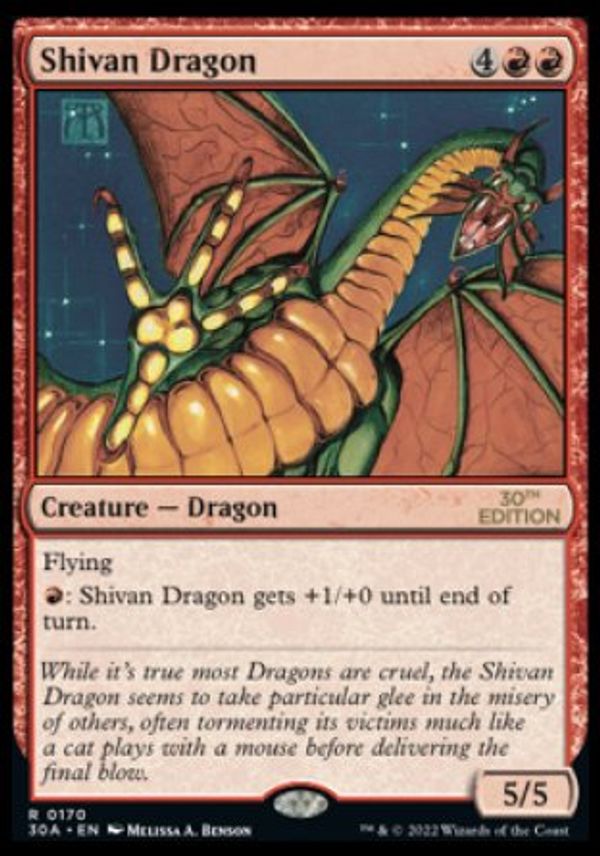 Shivan Dragon (Magic 30th Anniversary Edition)