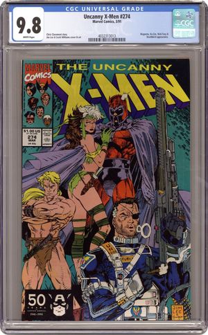 Jim Lee Uncanny X-Men #274 NM/9.4 1991 Marvel Comics 