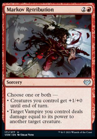 Markov Retribution (Innistrad: Crimson Vow) Trading Card