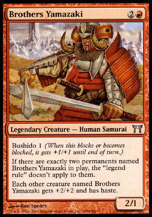 Brothers Yamazaki (Champions of Kamigawa) Trading Card