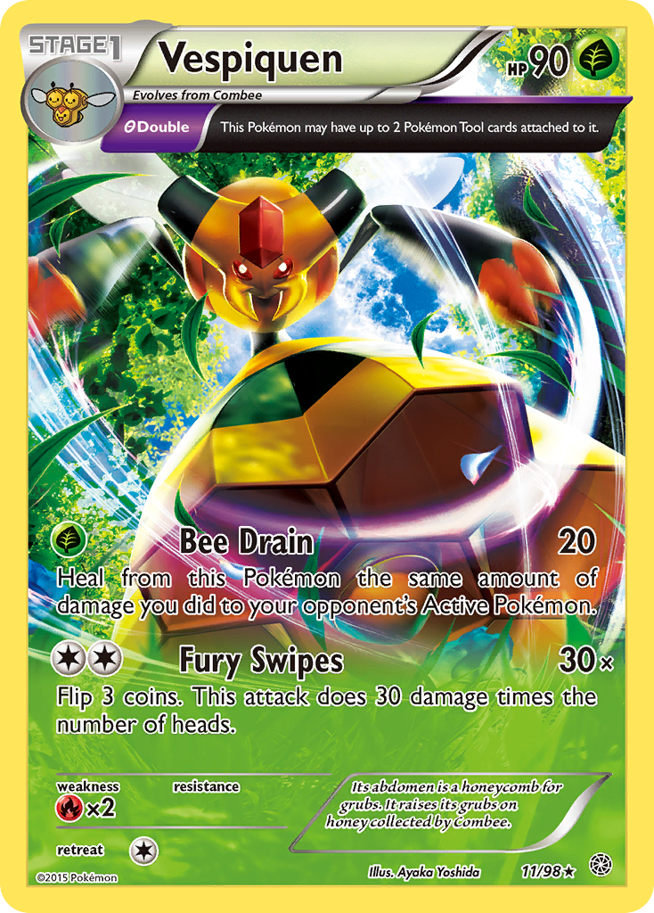 Vespiquen (11/98) - Ancient Origins Pokémon Card