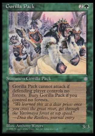 Gorilla Pack (Ice Age) Trading Card