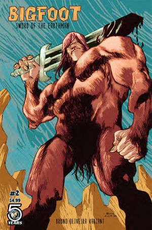 Bigfoot Sword Of The Earthman #2 (Oliveira Cover)