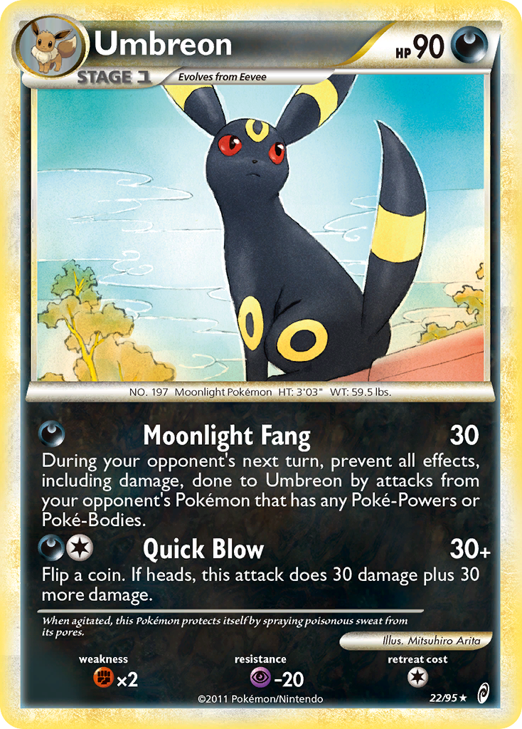 Umbreon (22/95) - Call of Legends Pokémon Card