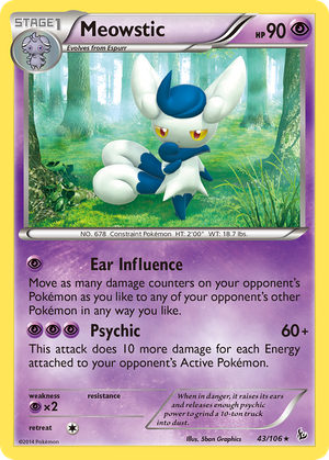 Meowstic (43/106) - Flashfire