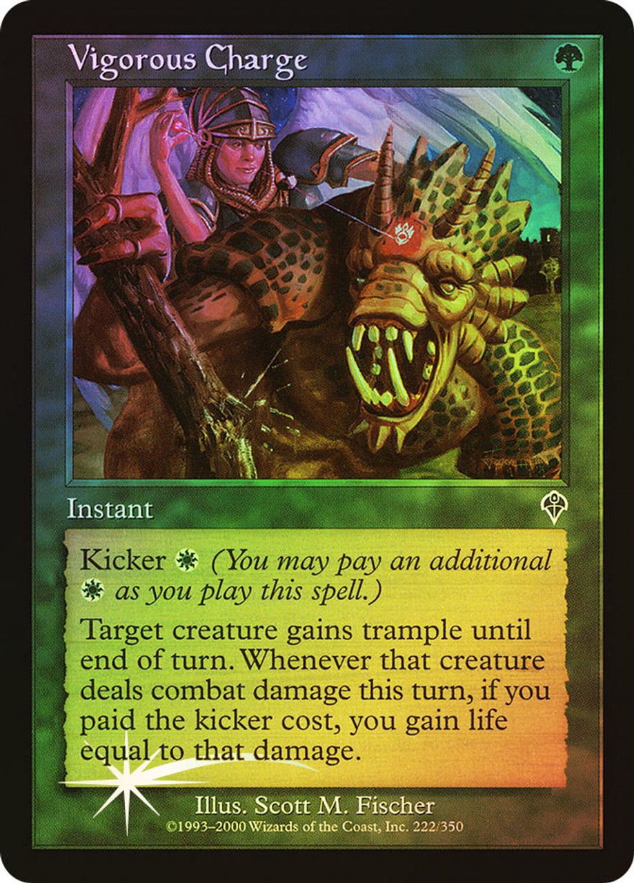 Vigorous Charge (Invasion - Foil) Trading Card