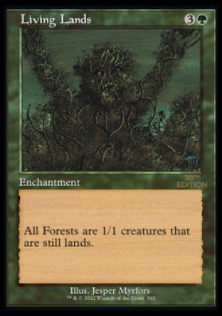 Living Lands (Magic 30th Anniversary Edition - Old Frame) Trading Card