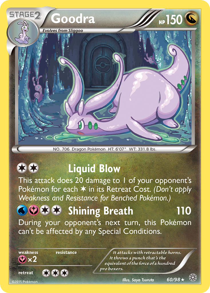 Goodra (60/98) - Ancient Origins Pokémon Card