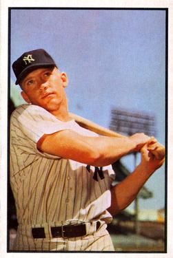 Mickey Mantle 1953 Bowman Color Baseball #59 Sports Card