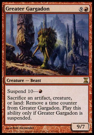 Greater Gargadon (Time Spiral) Trading Card