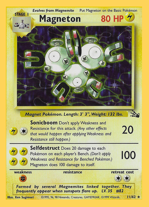 Magneton (11/62) - Fossil (Unlimited)