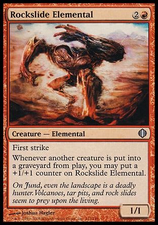 Rockslide Elemental (Shards of Alara) Trading Card