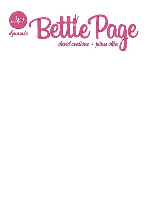 Bettie Page #1 (Blank Authentix Cover)