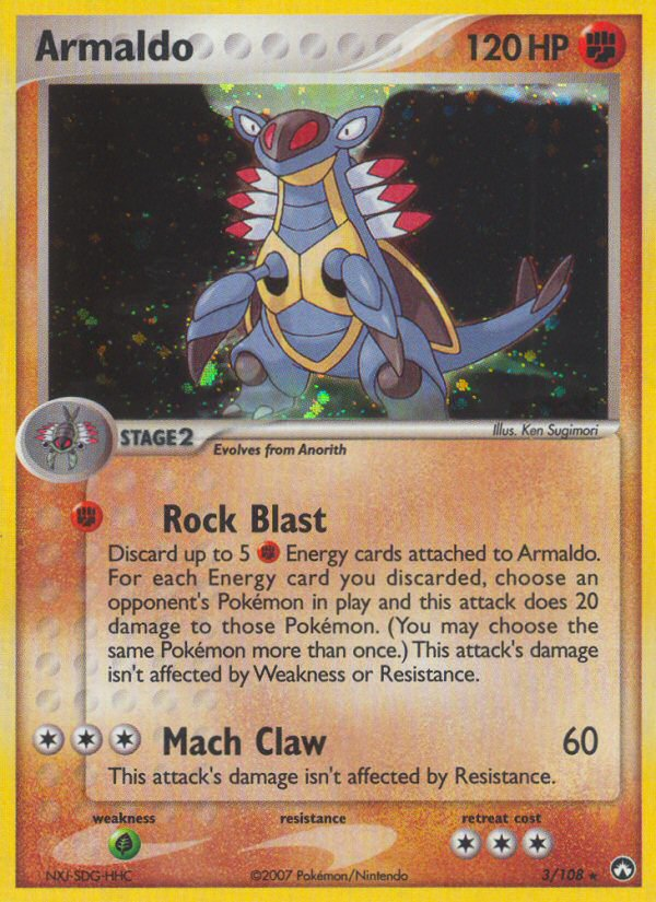 Armaldo (3/108) - Power Keepers Pokémon Card