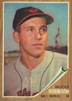 Brooks Robinson 1962 Topps #45 Sports Card
