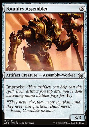 Foundry Assembler (Aether Revolt) Trading Card