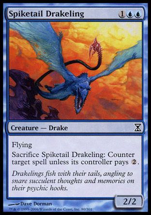 Spiketail Drakeling (Time Spiral) Trading Card