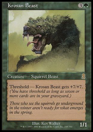 Krosan Beast (Odyssey) Trading Card