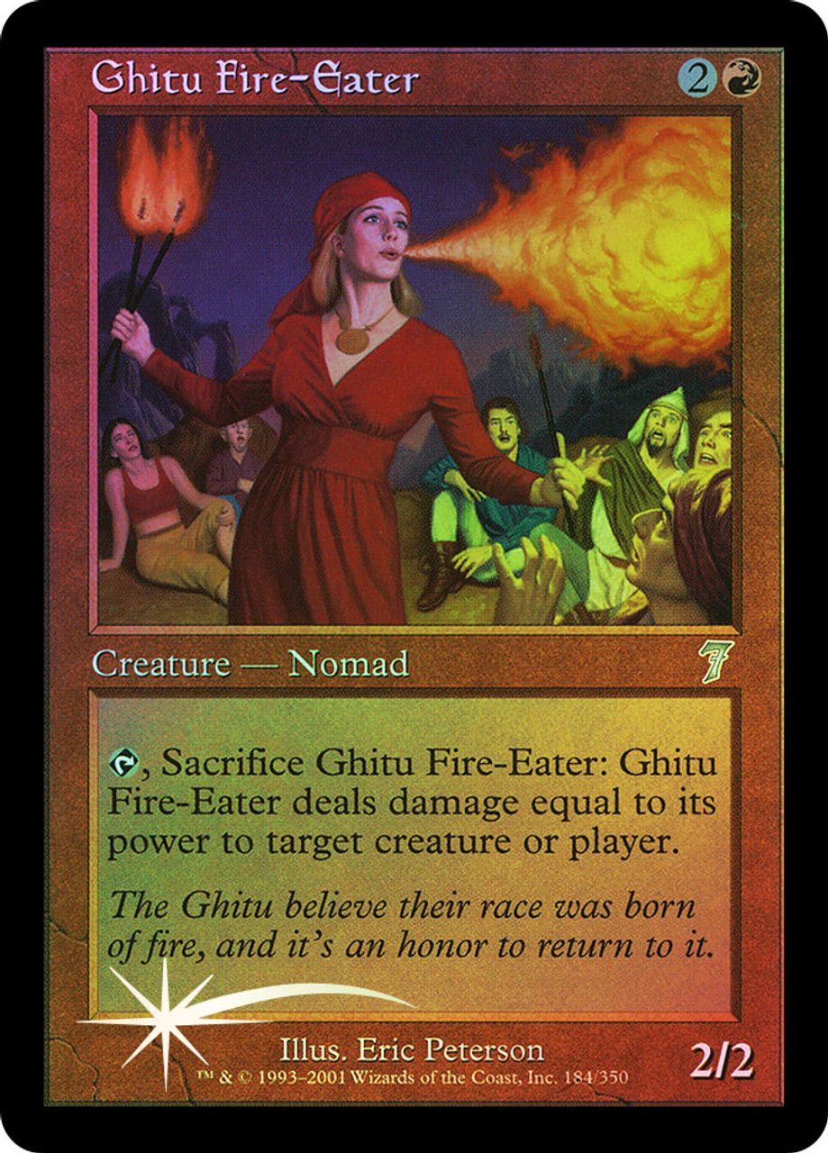 Ghitu Fire-Eater (7th Edition - Foil) Trading Card