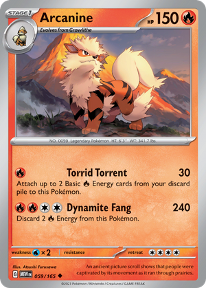 Arcanine (59/165) - 151