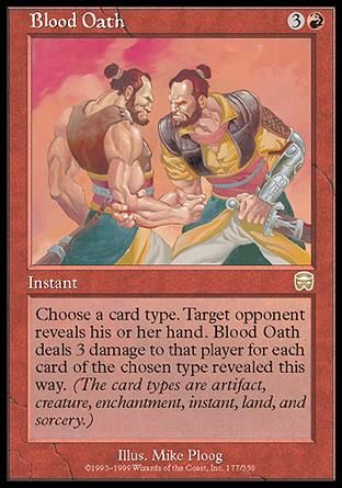 Blood Oath (Mercadian Masques) Trading Card