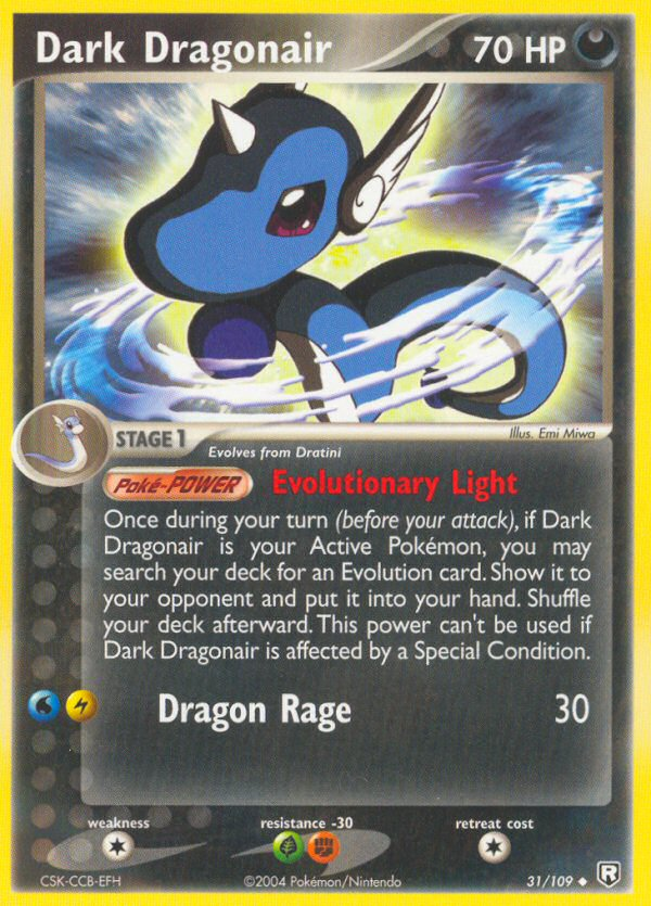 Dark Dragonair (31/109) - Team Rocket Returns Pokémon Card