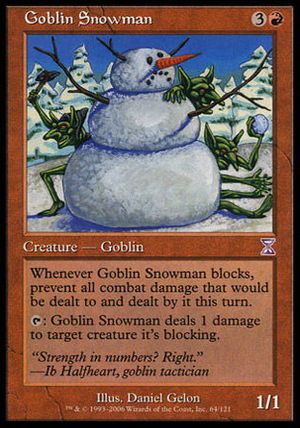 Goblin Snowman (Time Spiral)