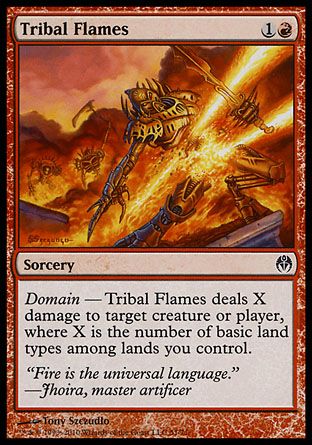 Tribal Flames (Phyrexia vs. The Coalition) Trading Card